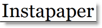 Instapaper